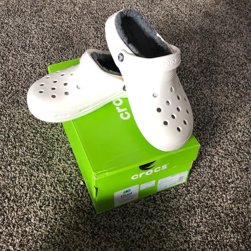 Crocs. Fleece Lined
